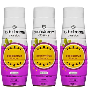 3x Syrop do SodaStream Passionfruit Zero 440ml - Syropy i koncentraty owocowe - miniaturka - grafika 1