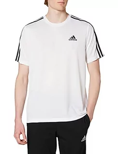 Koszulki męskie - Adidas Męski T-shirt M 3s T biały L 42274 - grafika 1