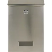 Skrzynki na listy - Skrzynka na listy A5 26x18.3x5.6cm srebrna Siena 5901912898004 - miniaturka - grafika 1