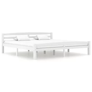 vidaXL Lumarko Rama łóżka, biała, lite drewno sosnowe, 180 x 200 cm 322073 - Łóżka - miniaturka - grafika 1