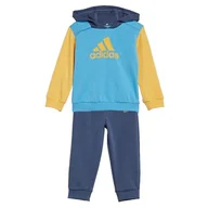 Odzież sportowa dziecięca - adidas Essentials Colorblock Kids dres do biegania, Semi Blue Burst / Semi Spark / Preloved Ink Mel., 0-3 miesi?cy - miniaturka - grafika 1