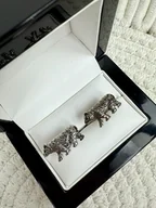 Spinki do mankietów i krawatów - SPINKI DO MANKIETÓW koszuli mankietu niedźwiedź - miniaturka - grafika 1