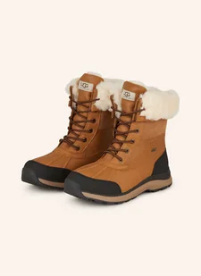 Ugg Botki Sznurowane Adirondack Iii braun - Botki damskie - miniaturka - grafika 1