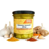 Warzywa w marynacie - Kiszony Czosnek z Kurkumą i Imbirem 340g Przetwory Kiszone Specjały - miniaturka - grafika 1