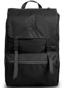 Plecak INVICTA - JOLLY SOLID, Czarny - Biuro, Podróże i Wypoczynek - Kieszeń na PC - dla Mężczyzn Kobiety - 100% Eco Material - Plecaki - miniaturka - grafika 1