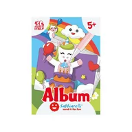 Albumy fotograficzne - Sabbiarelli Album do kolorowania piaskiem Jednorożce 5l+ SABBIARELLI 1289-0 - miniaturka - grafika 1