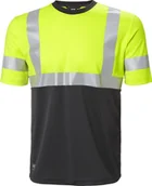 Odzież robocza - Helly Hansen T-shirt Addvis T-Shirt CL1, yellow S - miniaturka - grafika 1