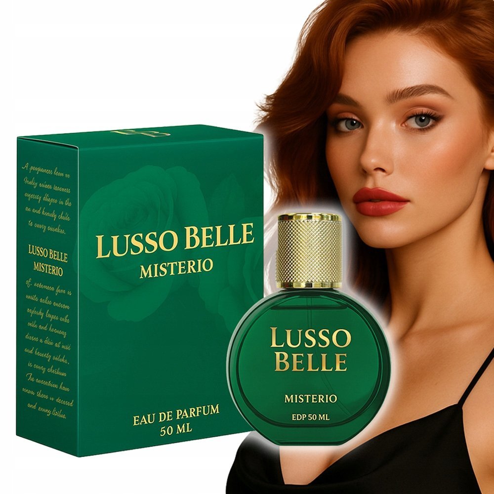 Perfumy damskie 50ml, świeży Lusso Belle Misterio. Intrygujący zapach.