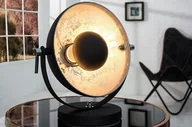 Lampy stojące - Invicta Interior Lampa stołowa Studio czarno-srebrna - i37222 - miniaturka - grafika 1