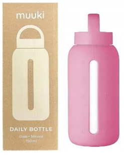 Muuki Butelka Motywacyjna Na Wodę Szklana 720ML - Bidony dla dzieci - miniaturka - grafika 1