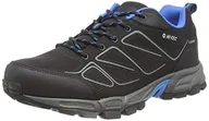 Buty trekkingowe męskie - Hi-Tec Męskie buty trekkingowe Ripper Low Wp, Black Lake Blue 21, 43 EU - miniaturka - grafika 1