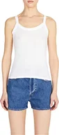 Koszulki i topy damskie - Sisley Womens Tank-TOP 3FPZLH00C T-Shirt, White 101, M, White 101, M - miniaturka - grafika 1