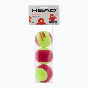Head Piłka tenisowe 3B TIP RED x3 TPH-052 / 578113 - Tenis ziemny - miniaturka - grafika 1