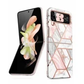 Etui i futerały do telefonów - SUPCASE COSMO GALAXY Z FLIP 4 MARBLE - miniaturka - grafika 1