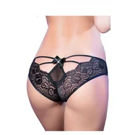 Majtki damskie - Czarne seksowne figi Chilirose - miniaturka - grafika 1