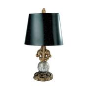 Lampy stojące - Elstead Lighting Fleur de Lis Table Lamp FB/FLEUR DE LIS Elstead lampa stołowa abażurowa stylowa FB/FLEUR DE LIS) - miniaturka - grafika 1