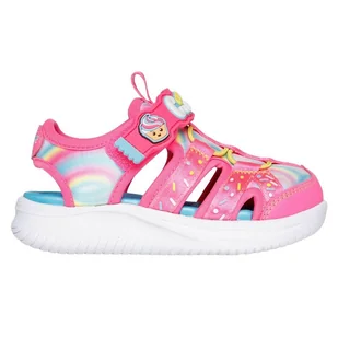 Sandały Skechers Jumpsters Sandal - Sprinkle Wonder Jr 303273N-HPMT różowe - Buty dla dziewczynek - miniaturka - grafika 1