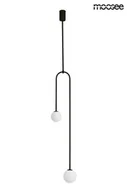 Lampy sufitowe - MOOSEE lampa wisząca LOW czarna - miniaturka - grafika 1