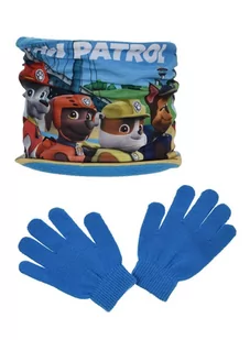 Niebieski komplet zimowy komin i rękawiczki Psi Patrol - Rękawiczki - miniaturka - grafika 1