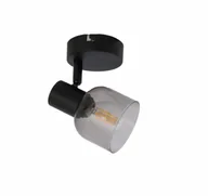 Lampy ścienne - Lampa kinkiet Judy 1pł. czarna - miniaturka - grafika 1