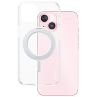 Etui i futerały do telefonów - CARE by PanzerGlass Kickstand Case iPhone 15 6,1" MagSafe srebrny/silver 1413 - miniaturka - grafika 1