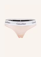 Majtki damskie - Calvin Klein Stringi Modern Cotton beige - miniaturka - grafika 1