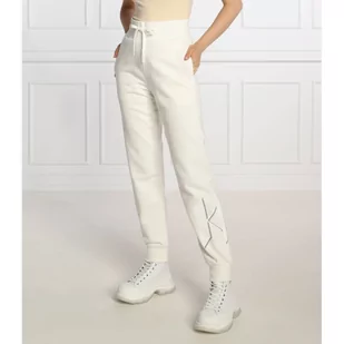 Karl Lagerfeld Spodnie dresowe | Regular Fit - Dresy damskie - miniaturka - grafika 1