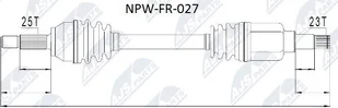Wał napędowy NTY NPW-FR-027 - Układ napędowy - akcesoria - miniaturka - grafika 1