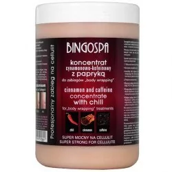 BINGOSPA bingospa cynamon-kofeiny koncentrat z Chili-pieprz FUR Body-Wrapping, 1er Pack (1 X 1 kg) 164 - Balsamy i kremy do ciała - miniaturka - grafika 1