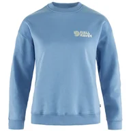 Bluzy sportowe damskie - Bluza damska Fjällräven Fjällräven Classic Sweater W Rozmiar: M / Kolor: jasnoniebieski - miniaturka - grafika 1