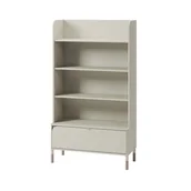 Półki i regały dla dzieci - Regał z szufladą HARMONY HR-02 | Kaszmir + truflowy - miniaturka - grafika 1