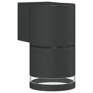 Lampy ogrodowe - vidaXL Kinkiet zewnętrzny, czarny, odlewane aluminium - miniaturka - grafika 1