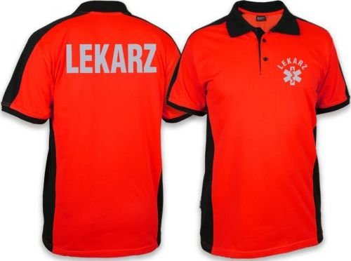 North Wind + medical Koszulka ratownicza Polo FLUO męska odblaskowa