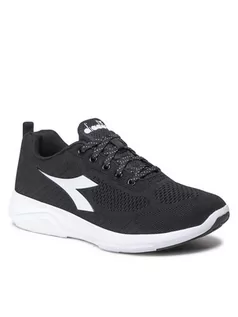 Buty sportowe damskie - Diadora Buty X Run Light 6 W 101.176886 01 C7406 Black/White - grafika 1