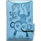 Szkolne artykuły papiernicze - Notatnik dziecięcy A6/64K gładki  Małpka - miniaturka - grafika 1