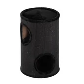 Drapaki dla kotów - Europet Bernina Drapak Trend Catdome Everlasttower czarny dwa poziomy - miniaturka - grafika 1