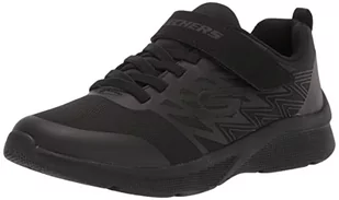 Skechers Sneakersy Microspec Texlor dla chłopców, Czarne wykończenie tekstylne, 37 EU - Buty dla chłopców - miniaturka - grafika 1