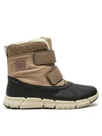 Buty dla dziewczynek - Geox Śniegowce J Flexyper Girl B Ab J46APC 054FU C0533 S Beżowy - miniaturka - grafika 1