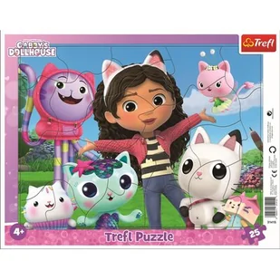 Puzzle ramkowe 25 Poznaj Gabi TREFL - Puzzle - miniaturka - grafika 1