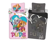 Pościel dla dzieci - Pościel 140x200 bawełniana świecąca w ciemności Psi Patrol Team - miniaturka - grafika 1