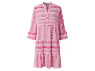 Bluzki damskie - esmara® Tunika damska z falbanami (Różowy, M(40/42)) - miniaturka - grafika 1