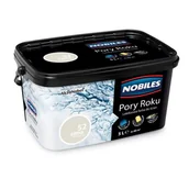 Farby wewnętrzne - Farba lateksowa Pory Roku Zima Srebrzysta 5 l Nobiles - miniaturka - grafika 1