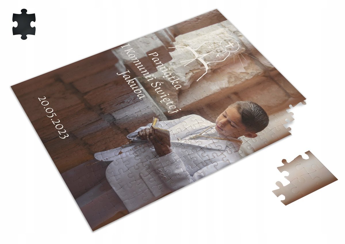 Puzzle Pamiątka Komunia Święta pudełko A3 252 el