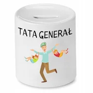 Skarbonki - SKARBONKA DLA TATY OJCA TATA GENERAŁ PREZENT z Nadrukiem ze Zdjęciem - miniaturka - grafika 1