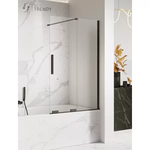 New Trendy EXK-4202 PARAWAN NAWANNOWY SMART BLACK 120x150 CZYSTE 8mm ACTIVE SHIELD - Parawany nawannowe - miniaturka - grafika 1