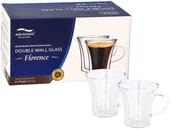Szklanki - Szklanki Termiczne Aqualogis Do Espresso 2 Szt 75 Ml Podwójne Szkło - miniaturka - grafika 1