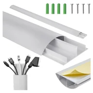 Maskownice do kabli - Maclean MC-814 S, 62x20x750mm, aluminiowa - miniaturka - grafika 1