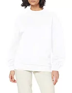 Swetry damskie - Urban Classics Damska bluza oversized z bawełny organicznej, okrągły dekolt sweter z bawełny organicznej, szerokie rękawy, rozmiar XS do 5XL, biały, 5XL - miniaturka - grafika 1