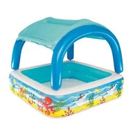 Baseny ogrodowe - Dmuchany basenik z daszkiem BESTWAY 140/114cm - miniaturka - grafika 1