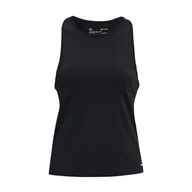 Koszulki i topy damskie - Damska koszulka bez rękawów UNDER ARMOUR RUSH ENERGY TANK 1370064-001 – Czarny - miniaturka - grafika 1